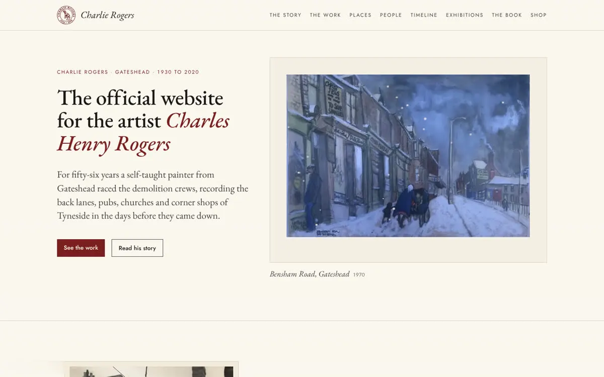 Charlie Rogers, Pursued by Bulldozers on desktop
