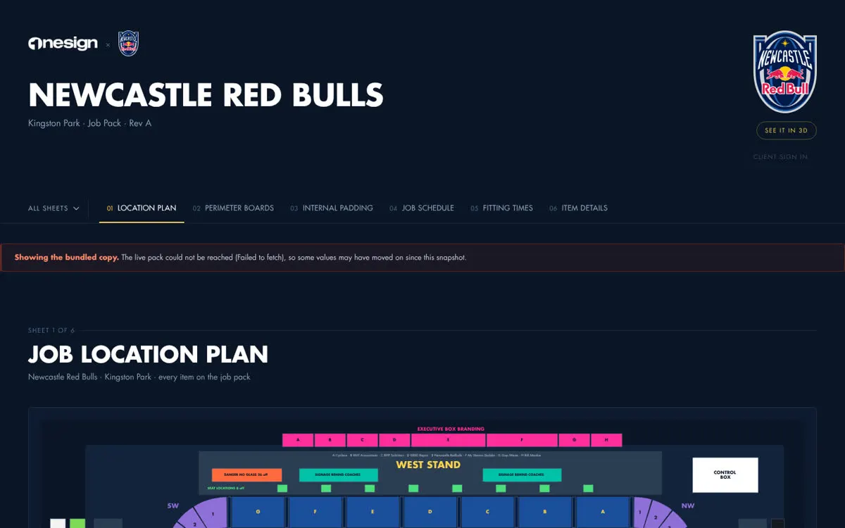 Newcastle Red Bulls — Kingston Park Job Pack on desktop