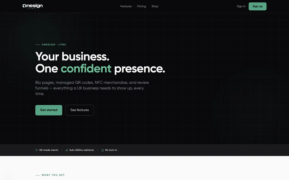 OneSign Lynx on desktop
